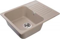 Мойка GranFest QUARZ GF-Z13 (618х477мм) Песочный